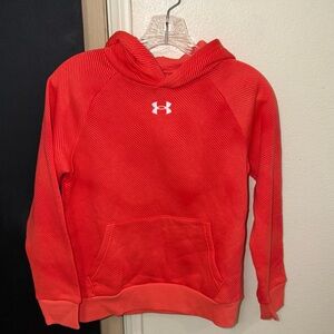 Youth Under Armour Orange Hoodie